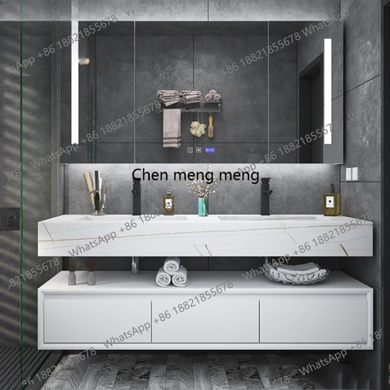 Black Lighting Shelf Bathroom  - đánh giá và giá Home Bathroom Vanity Combo