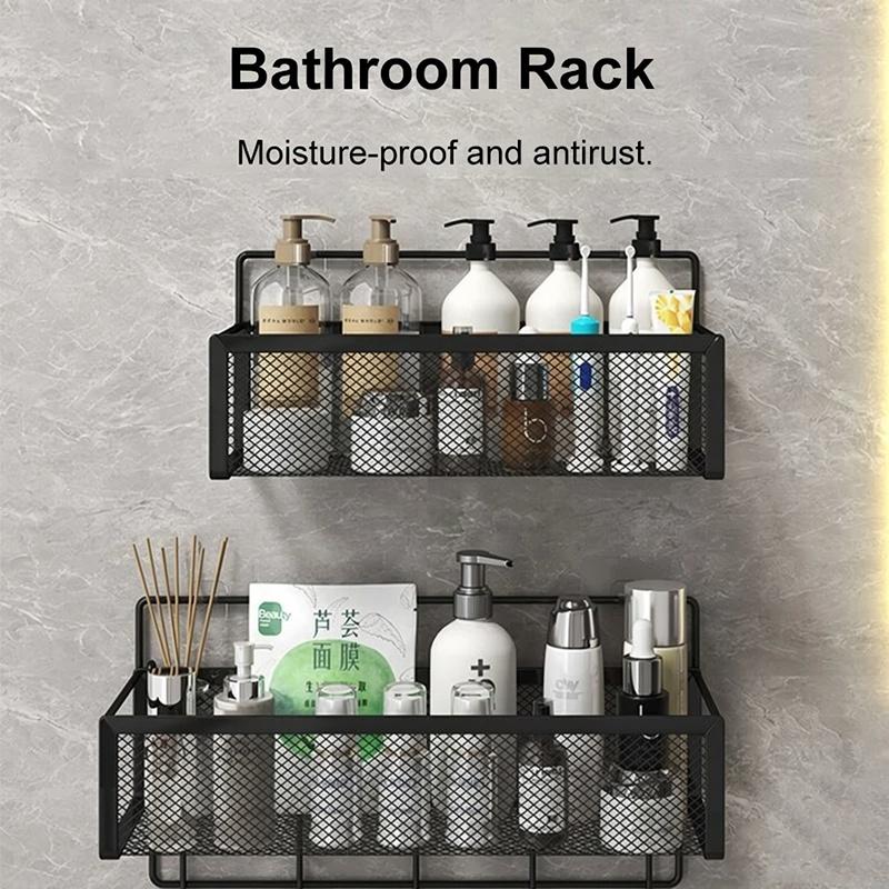 No Drill Bathroom Storage Rack - đánh giá và giá Home Bathroom Organizer
